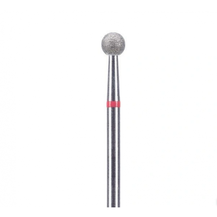 Fräseraufsatz Diamond Nail Bit SPHERE RED 4mm