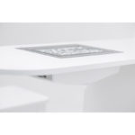 SheMax Smart V-PRO Weiß – professionelle "eingebaute" Staubabsaugung für die Maniküre (ohne abgebildete Handauflage)