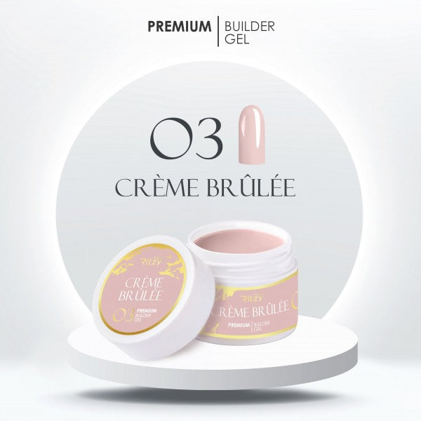 PREMIUM Builder Gel CREME BRULEE 03 45ml (TPO frei)