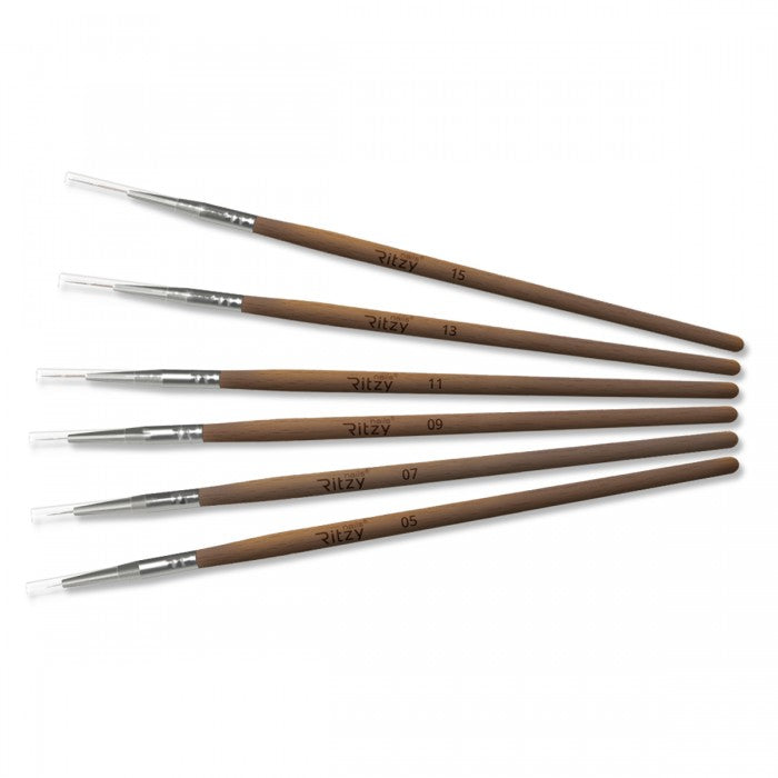 Ritzy NAIL ART PINSEL MITTEL (11mm Länge)