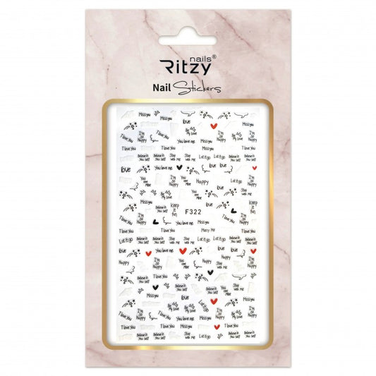 NAIL ART STICKER 322