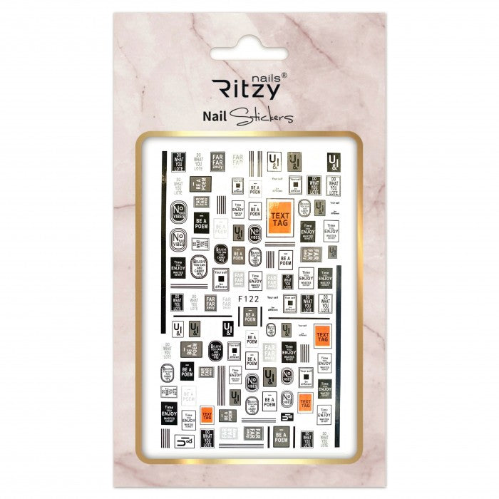 NAIL ART STICKER 122