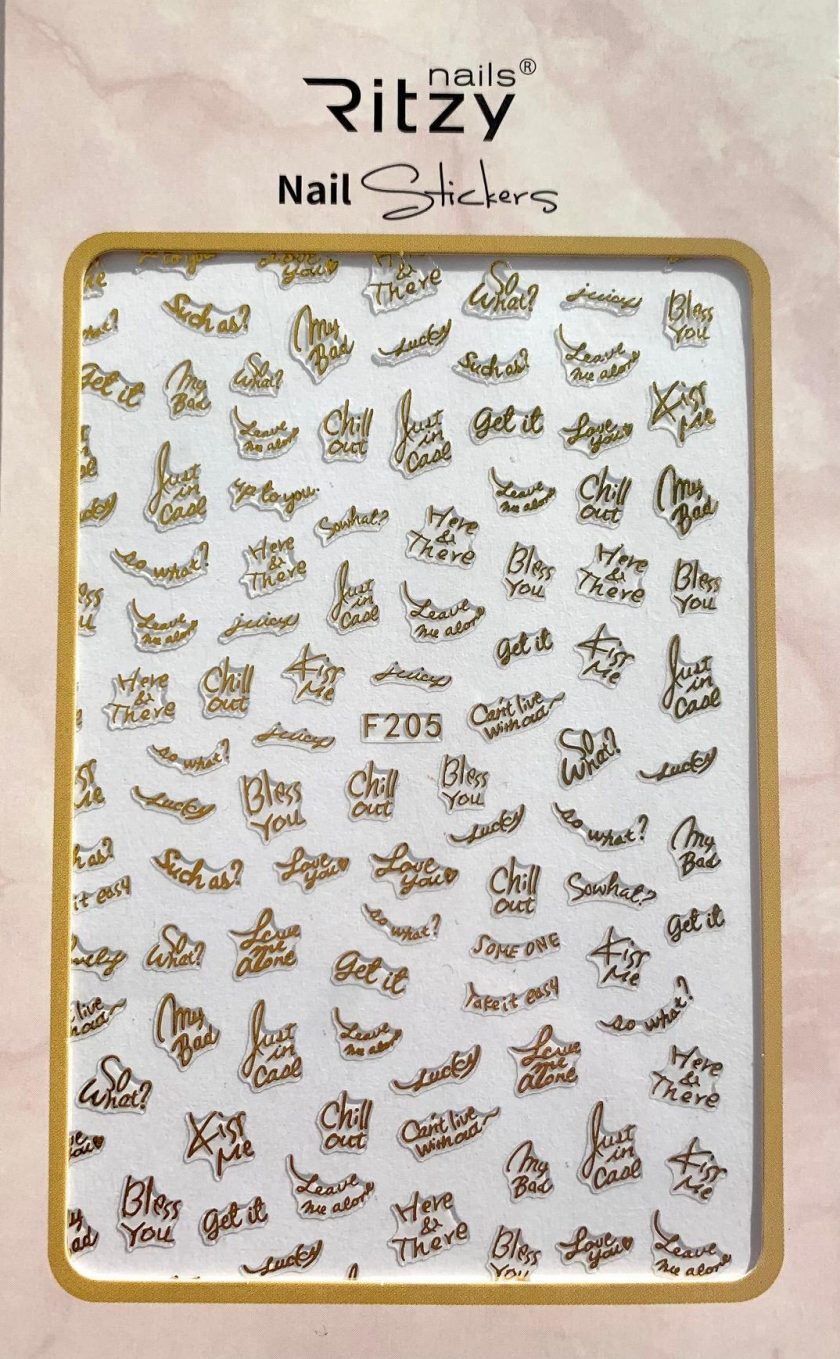 NAIL ART STICKER 205