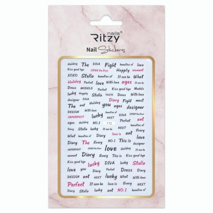 NAIL ART STICKER 172