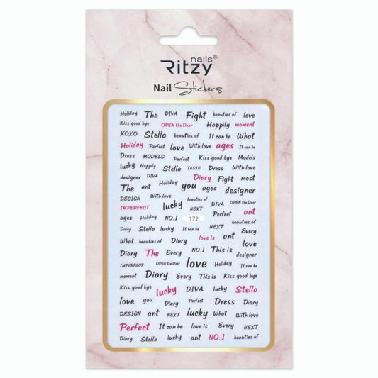 NAIL ART STICKER 172