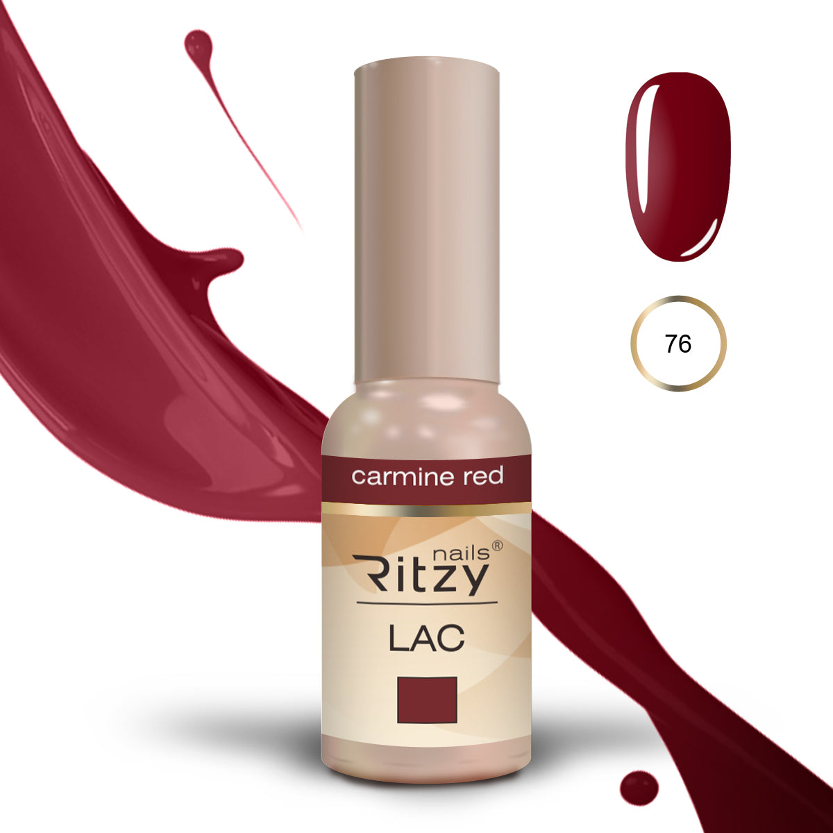 Ritzy Lack CARMINROT 76