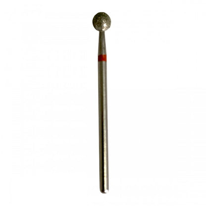 Fräseraufsatz Diamond Nail Bit SPHERE RED 5mm