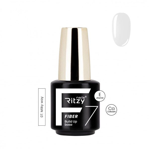 Ritzy Nail Fiber Base 07 Milky Way