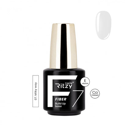 Ritzy Nail Fiber Base 07 Milky Way