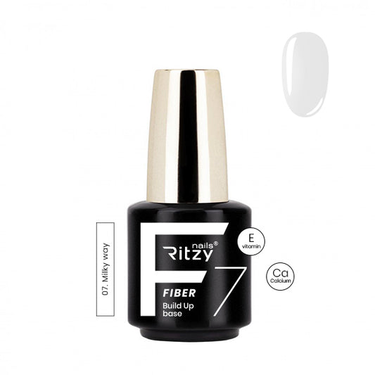 Ritzy Nail Fiber Base 07 Milky Way