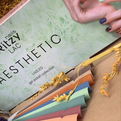 Ritzy Nail Set Aesthetic 10 Farben+Aufkleber